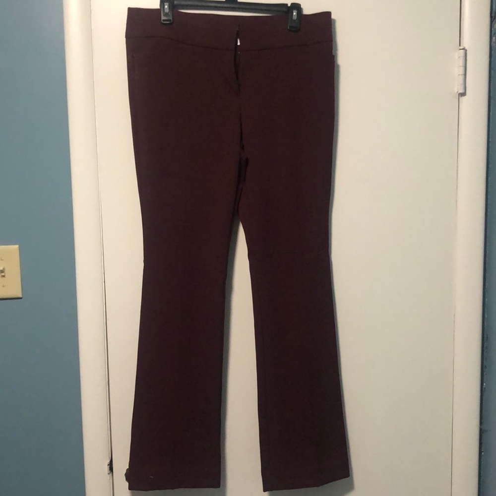 Wine colored dress pant